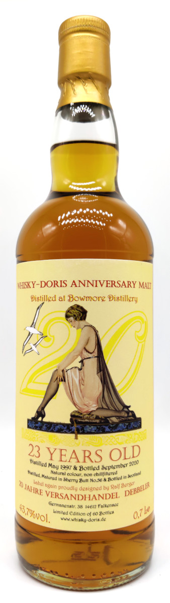 Bowmore 1997 Whisky-Doris 20th Anniversary Malt