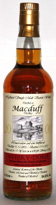 Macduff 2000 Whisky-Doris Sherry Butt