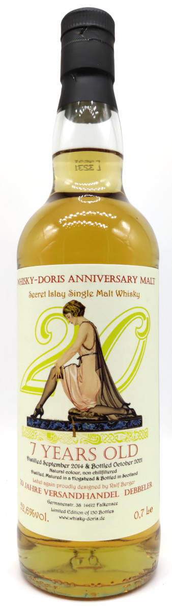 Secret Islay 2014 Whisky-Doris 20th Anniversary Malt