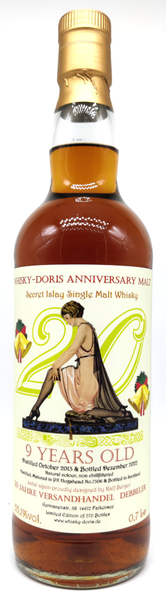 Secret Islay 9 Jahre 2013 Whisky-Doris 20th Anniversary PX Sherry Hogshead
